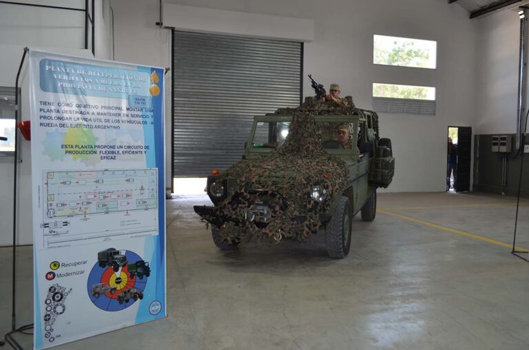 Planta de Recuperación y Modernización de Vehículos en el Batallón de Arsenales 603