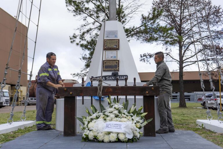Homenaje al sexto aniversario del hundimiento del ARA San Juan